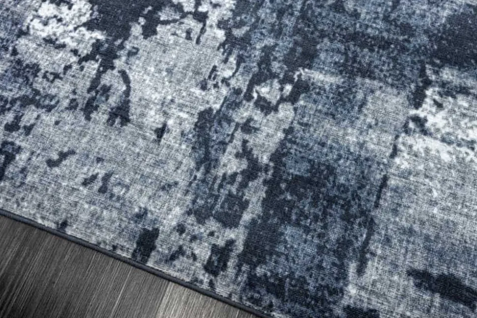 Design Teppich MODERN ART 230x160cm grau anthrazit Kurzflor Indoor-Teppich