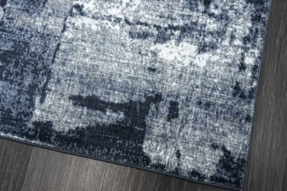 Design Teppich MODERN ART 230x160cm grau anthrazit Kurzflor Indoor-Teppich