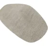 Design Teppich ORGANIC 180x120cm taupe Hochflor Indoor-Teppich organische Form