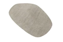 Design Teppich ORGANIC 180x120cm taupe Hochflor Indoor-Teppich organische Form
