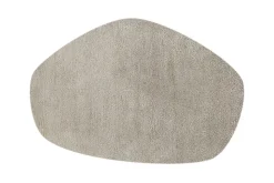 Design Teppich ORGANIC 180x120cm taupe Hochflor Indoor-Teppich organische Form