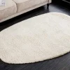 Design Teppich ORGANIC 180x120cm creme Hochflor Indoor-Teppich organische Form