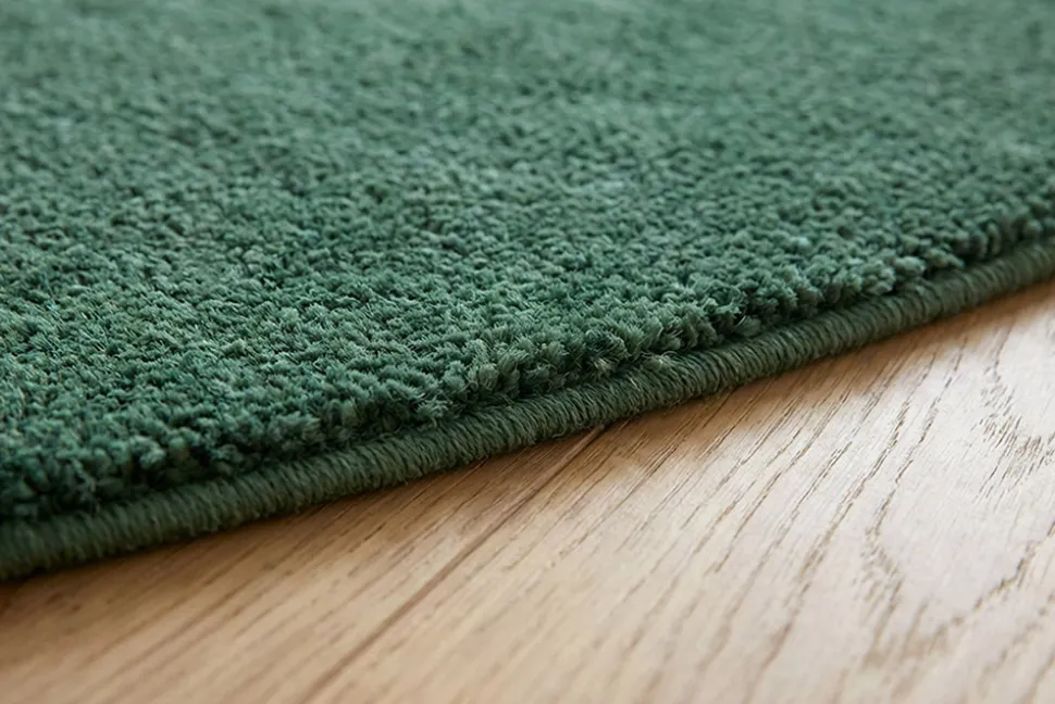 Design Teppich ORGANIC 180x120cm grün Hochflor Indoor-Teppich organische Form