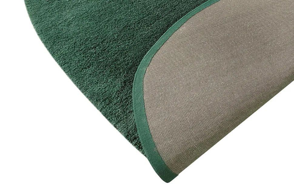 Design Teppich ORGANIC 180x120cm grün Hochflor Indoor-Teppich organische Form