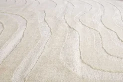 Design Teppich WAVE 240x170cm creme beige 3D-Effekt