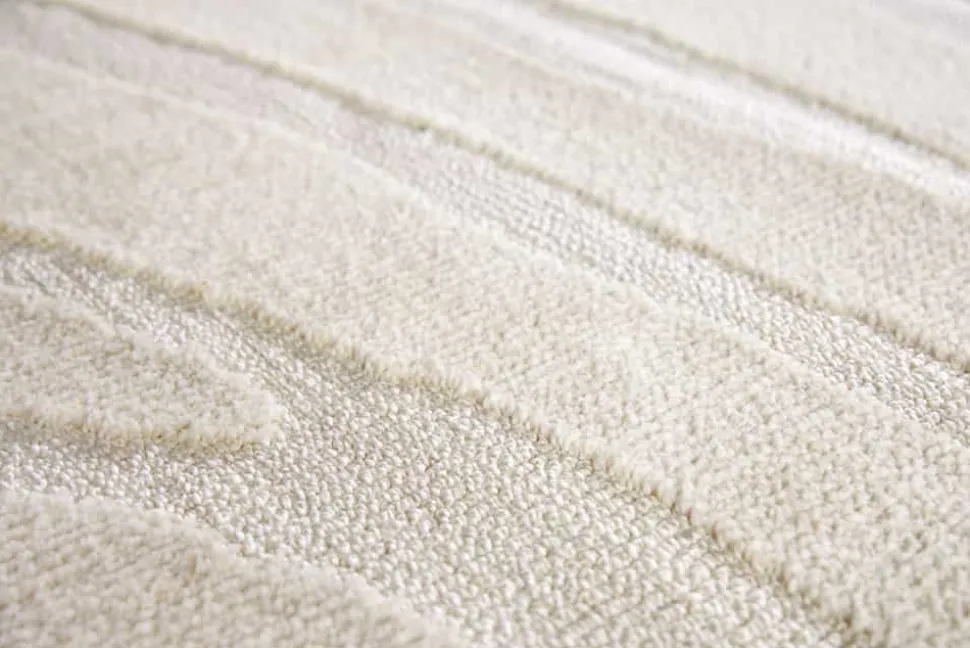 Design Teppich WAVE 240x170cm creme beige 3D-Effekt