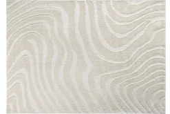 Design Teppich WAVE 240x170cm creme beige 3D-Effekt