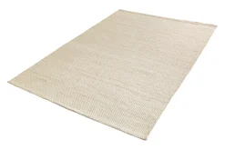 Design Teppich WOOL 240x160cm hellbeige aus Wolle