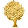 Design Wanddeko TREE OF LIFE XXL 170cm gold Metall handmade Ginkgo