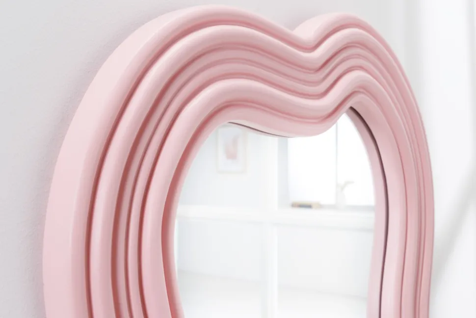 Design Wandspiegel ALICE II 100cm pastell rosa