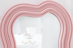 Design Wandspiegel ALICE II 100cm pastell rosa
