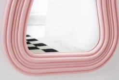 Design Wandspiegel ALICE II 100cm pastell rosa