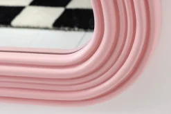 Design Wandspiegel ALICE II 100cm pastell rosa