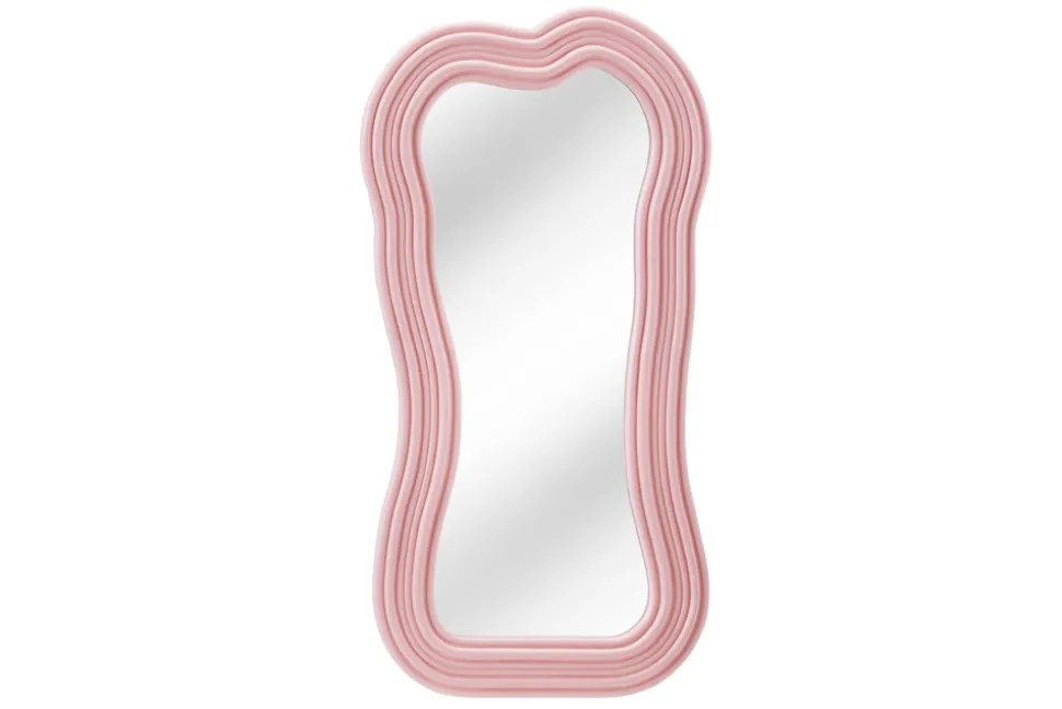 Design Wandspiegel ALICE II 100cm pastell rosa