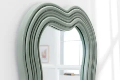 Design Wandspiegel ALICE II 100cm pastell salbeigrün