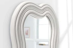 Design Wandspiegel ALICE II 100cm weiß