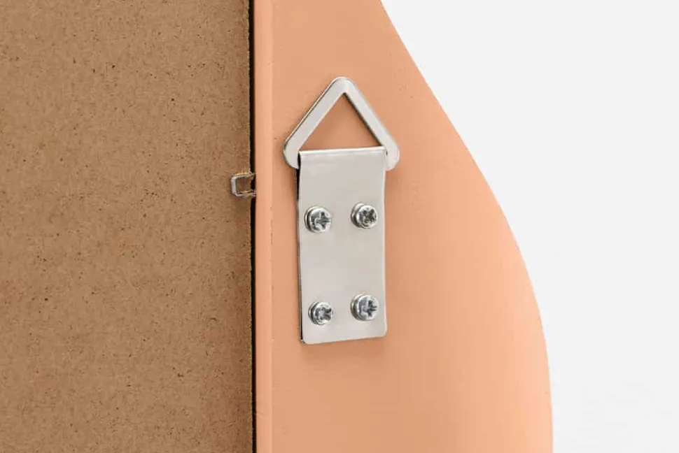 Design Wandspiegel CURVY 160cm apricot Pastell Spiegel