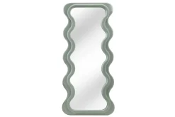 Design Wandspiegel CURVY 160cm salbeigrün