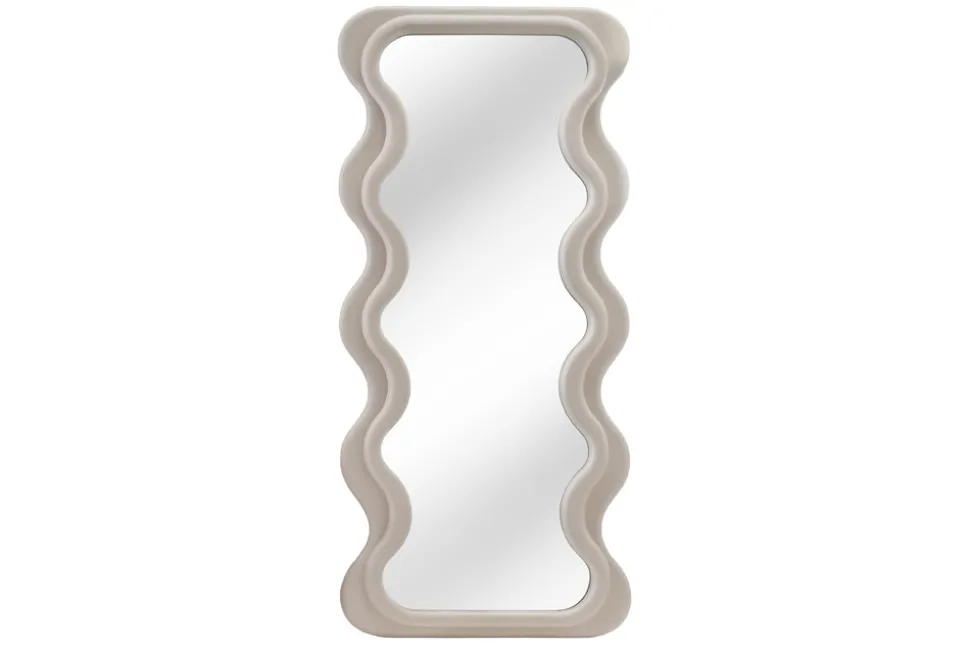 Design Wandspiegel CURVY 160cm greige