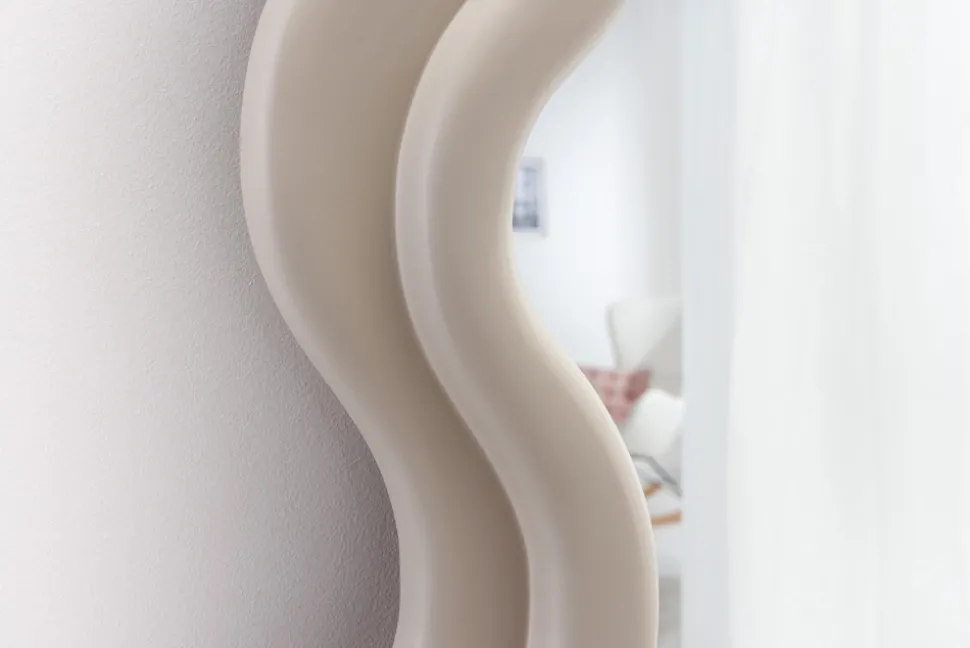 Design Wandspiegel CURVY 160cm greige