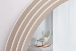 Design Wandspiegel WAVE 160cm greige