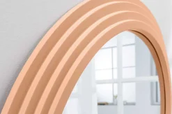 Design Wandspiegel WAVE 160cm apricot Pastell Rundbogen Spiegel