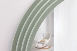 Design Wandspiegel WAVE 160cm salbeigrün