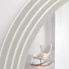 Design Wandspiegel WAVE 160cm weiß Rundbogen Spiegel