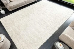 Design XXL Teppich CLOUD 9 350x240cm creme Hochflor Indoor-Teppich