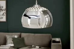 Designer Hängelampe CHROME BALL 32cm chrom Pendelleuchte Modern Design