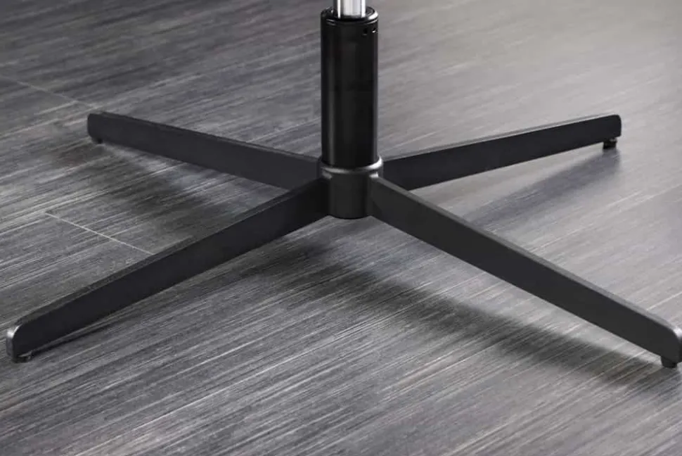 Drehbarer Sessel PAPILLON senfgelb Samt schwarz Metall höhenverstellbar mit Armlehne