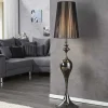 Edle Design Stehlampe LUCIE 160cm schwarz Barock Stil Stehleuchte