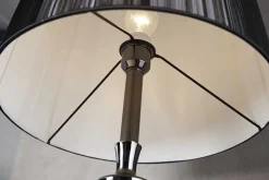 Edle Design Stehlampe LUCIE 160cm schwarz Barock Stil Stehleuchte