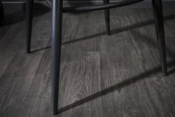 Edler Barhocker TURIN silbergrau Samt mit Ziersteppung Barstuhl mit Armlehne
