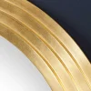 Edler Wandspiegel ART DECO 160cm gold Rundbogen Spiegel