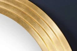 Edler Wandspiegel ART DECO 160cm gold Rundbogen Spiegel