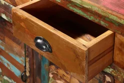 Einzigartiges Sideboard JAKARTA 125cm recyceltes Massivholz aus Fischerbooten