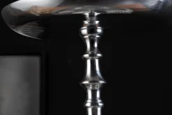 Elegante Etagere ORIENT 65cm silber im Wild Hammerschlag Design mit drei Etagen