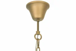 Elegante Hängeleuchte SUNLIGHT 50cm matt gold Hängelampe