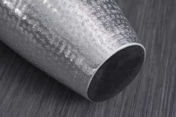 Elegante Vase ORIENTAL 50cm silber im Wild Hammerschlag Design