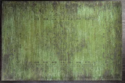 Eleganter Baumwoll-Teppich POP ART 240x160cm smaragdgrün orientalisches Muster
