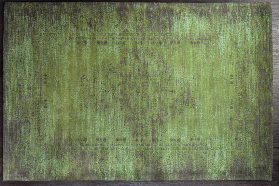Eleganter Baumwoll-Teppich POP ART 240x160cm smaragdgrün orientalisches Muster
