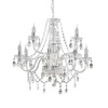Eleganter Kronleuchter CRYSTAL 75cm klar Acryl 9-armig Lüster