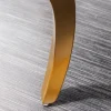 Eleganter Stuhl MODERN BAROCK grau Samt mit goldenem Löwenkopf