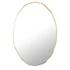 Eleganter Wandspiegel ELEGANCIA 100cm gold ovales Design