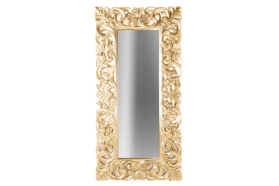 Eleganter Wandspiegel VENICE 180x90cm gold antik Barockstil
