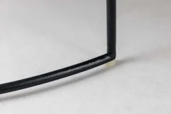 2er Set Runde Couchtische ELEMENTS 60cm silber schwarz Metall Tabletttisch Beistelltisch