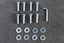 2er Set Tischgestell U-FRAME 70cm Edelstahl gebürstet matt Tischbeine Kufe Esstisch