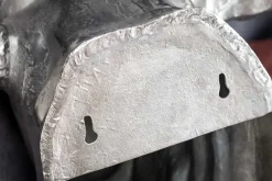 Extravagante Stierkopf Wanddekoration TORERO 65cm silber Deko Schädel