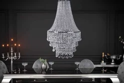 Extravaganter Kronleuchter ROYAL XL 105cm Hängelampe Barock